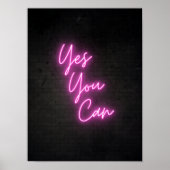 Ja, Sie können Poster (Vorne)