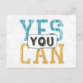 Ja, Sie können Postkarte (Vorderseite)