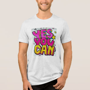 JA, SIE KÖNNEN 👕 Tri-Blend SHIRT