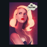 "Ja, sie sind echt" Funny Pop Art Leinwand Poster<br><div class="desc">Funny, Fun und festliche Kunst drucken. Fügen Sie Ihrer Zuhause oder Ihrem Büro ein Comic-Relief mit dieser lustigen Pop Art Leinwand hinzu, die eine Illustration großer Brüste zeigt. Schöne blonde Frau denken. Funny Mem Poster. Ideal, um jeden Raum mit seinen lebhaften Farben und humorvollen Kunstwerken zu erhellen. Verfügbar zum Kauf...</div>