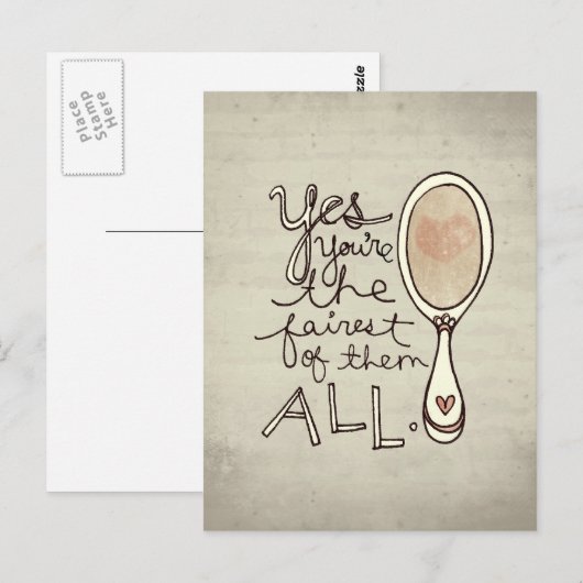 ja sind Sie das angemessenste Postkarte (Vorne/Hinten)