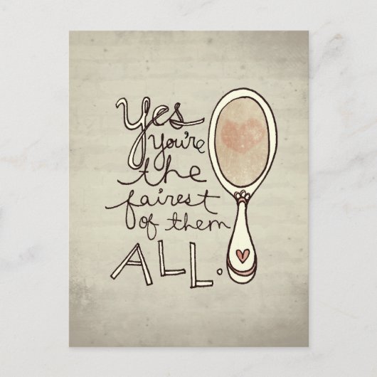 ja sind Sie das angemessenste Postkarte (Vorderseite)