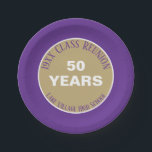 JA! Spezielle 50. Wiedersehen-Party-Platte Pappteller<br><div class="desc">Kaufen Sie in loser Schüttung für die ganze Gang!!</div>