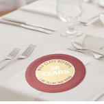 JA! Spezielle 50. Wiedersehen-Party-Platte Pappteller<br><div class="desc">Kaufen Sie in loser Schüttung für die ganze Gang!!</div>