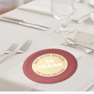 JA! Spezielle 50. Wiedersehen-Party-Platte Pappteller