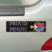 ja STOLZES PINOY! Autoaufkleber (Auf Auto)