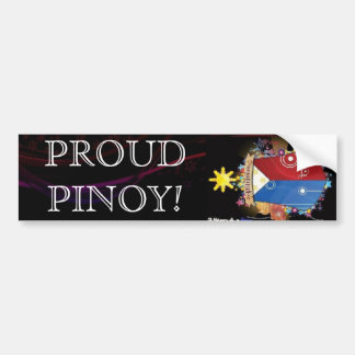 ja STOLZES PINOY! Autoaufkleber