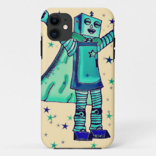 Ja! Superhero Robot iPhone Case