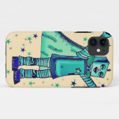 Ja! Superhero Robot iPhone Case (Rückseite (Horizontal))