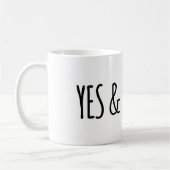 Ja & | Tasse des Kaffees | Schwarz (Links)