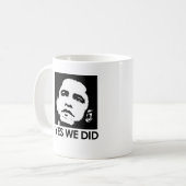 "Ja taten wir " Kaffeetasse (Vorderseite Links)