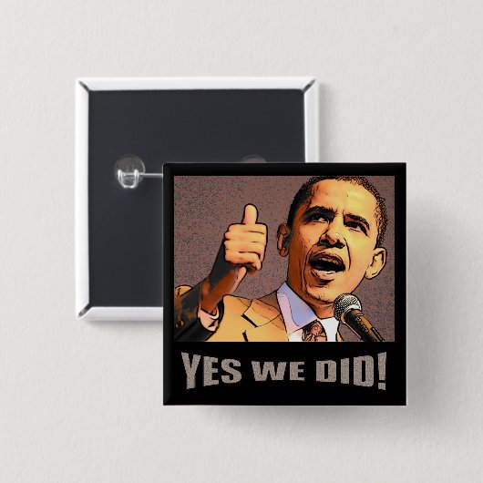 Ja taten wir! Knopf Button (Vorne & Hinten)