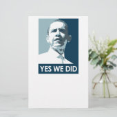 Ja taten wir Plakat 1 Briefpapier (Stehend Vorderseite)