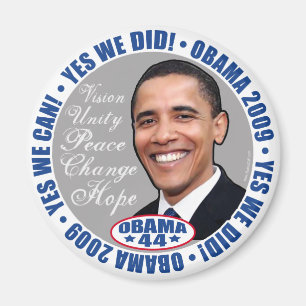 ja taten wir Präsidenten Obama Magnet