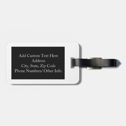 Ja taten wir, wieder! gepäckanhänger (Rückseite horizontal)