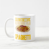 Ja, tatsächlich Got einen Rentplan essen Spaghetti Kaffeetasse (Links)