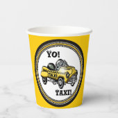 Ja! Taxi! Pappbecher (Rückseite)