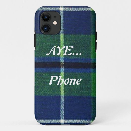 Ja Telefon-"schottischer Spaß" Tartan IPhone Fall Case-Mate iPhone Hülle (Rückseite)