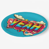 Ja, Teller aus Papier! (Schrägansicht)