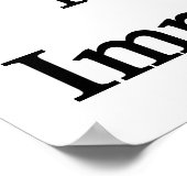 Ja Tennis ist wichtiger Poster (Ecke)