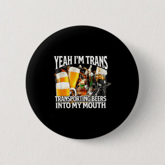 Ja trans lustig entfesselt schmutzig Gen Z Meme Button