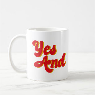 Ja und Improv Comedy Club Comedian Kaffeetasse