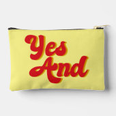 Ja und Improv Comedy Club Comedian Zubehörtasche (Rückseite)