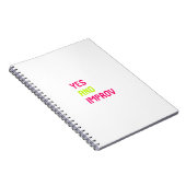 Ja und improvisiertes Komödie Improv Zitat Notizblock (Rechte Seite)