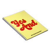 Ja und Verbesserungskomödie Notizblock (Rechte Seite)