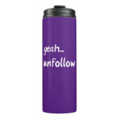 Ja Unfollow Thermosbecher (Vorderseite)