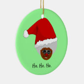 Ja Virginia, gibt es einen schwarzen Keramikornament (Rechts)