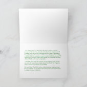 Ja Virginia-Weihnachtskarte Feiertagskarte (Innenseite)