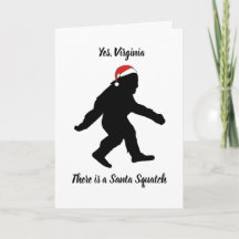 Ja Virginia, Weihnachtskarte Sankt Squatch