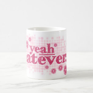 Ja was auch immer... rot / rosa Tasse