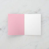 Ja! Was? Niedlicher griechischer Jogurt-Cup Karte (Innenseite)