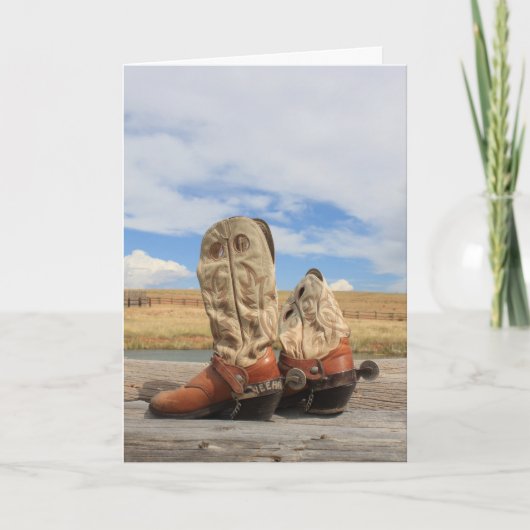 Ja! Western-Startkarte Karte (Vorderseite)