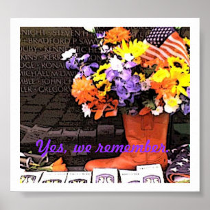 Ja, wir denken poster