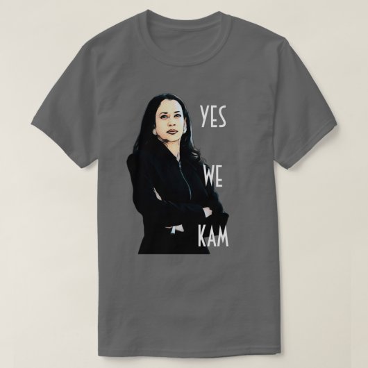 Ja Wir Kam Kamala Harris T - Shirt (Design vorne)