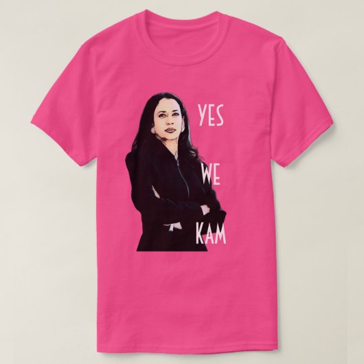 Ja Wir Kam Kamala Harris T - Shirt (Design vorne)