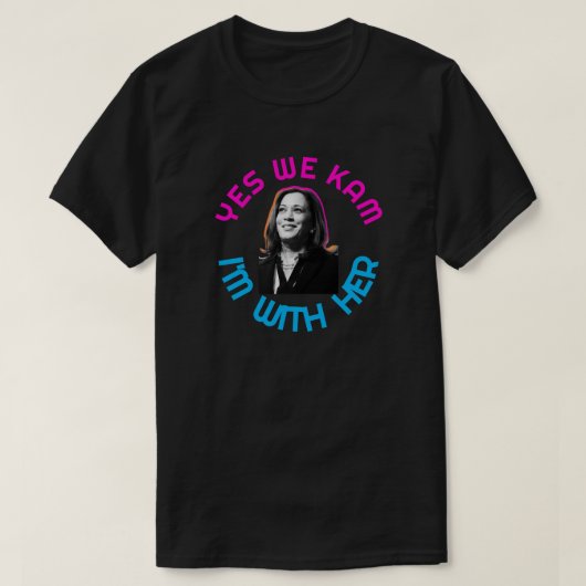 Ja Wir Kam Kamala T - Shirt (Design vorne)