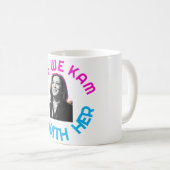 Ja Wir Kam Kamala T - Shirt Kaffeetasse (VorderseiteRechts)