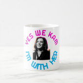 Ja Wir Kam Kamala T - Shirt Kaffeetasse (Mittel)