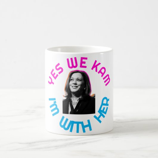 Ja Wir Kam Kamala T - Shirt Kaffeetasse (Mittel)