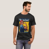 Ja Wir Kam ROSIE THE RIVETER für Präsident Kamala T-Shirt (Vorne ganz)