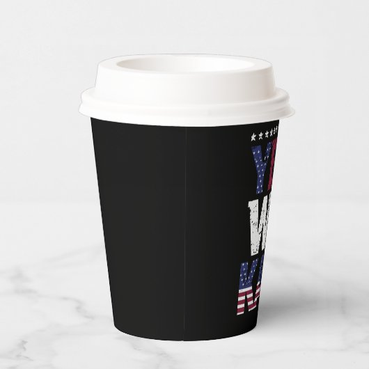 Ja, wir kam Sprichwort Zitat Pappbecher (Rechts)