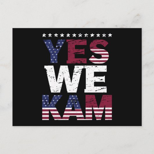 Ja, wir kam Sprichwort Zitat Postkarte (Vorderseite)