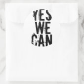 JA, WIR KÖNNEN Aufkleber (Tasche)