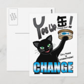 Ja, wir können (essen)! postkarte (Vorne/Hinten)