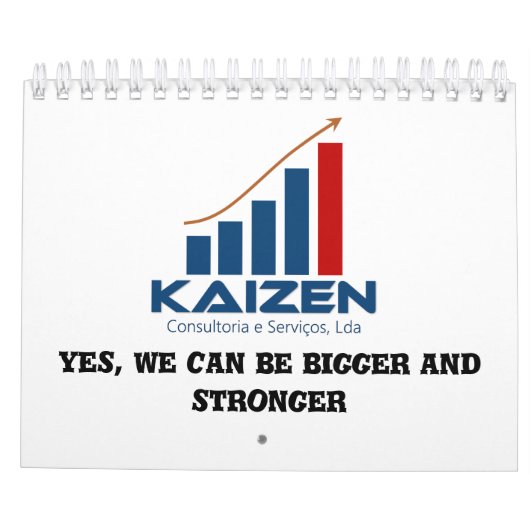 Ja, wir können größer und stärker werden kalender (Rückseite)