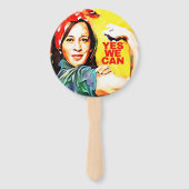 Ja, wir können - Kamala Harris Tim Walz Wahl 2024 Fächer (Vorderseite)